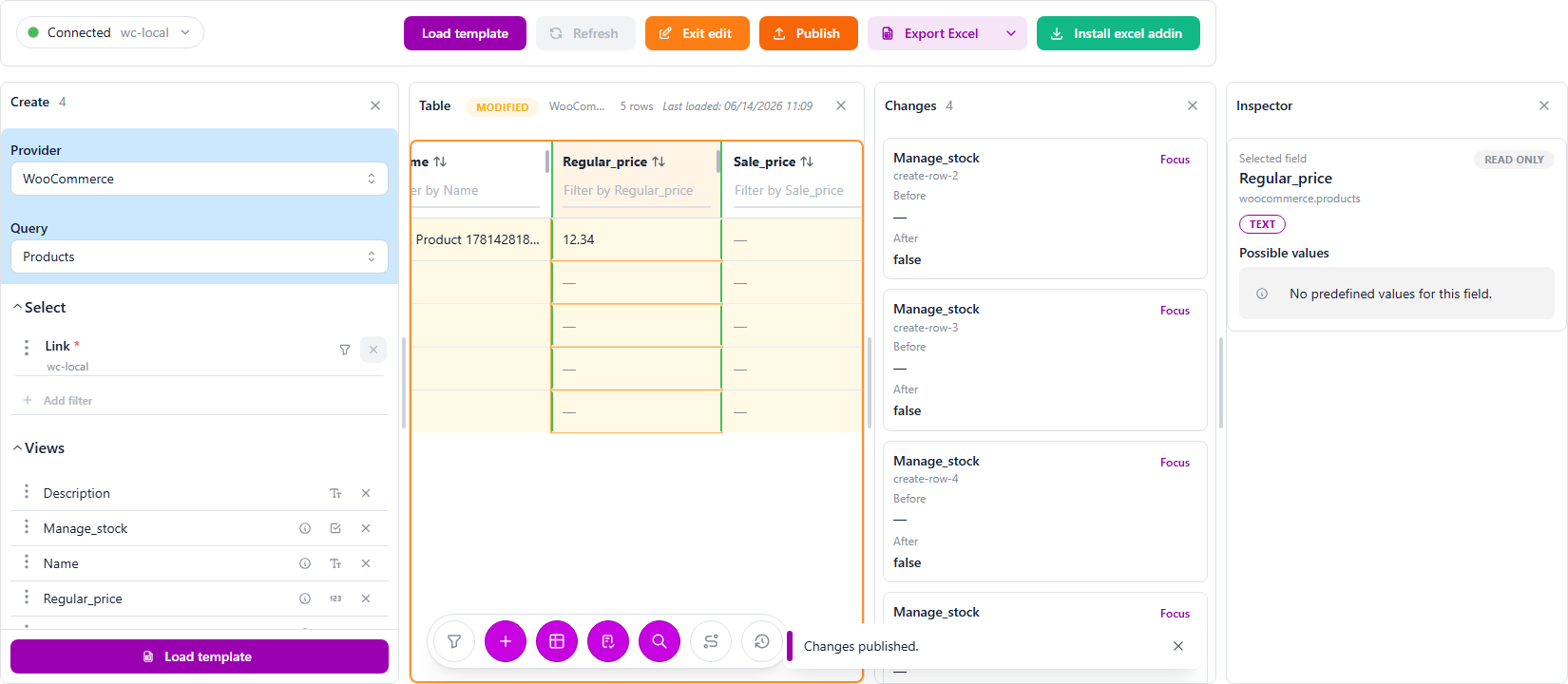 Création d'une collection de produits WooCommerce depuis un template avec LinkyFlow